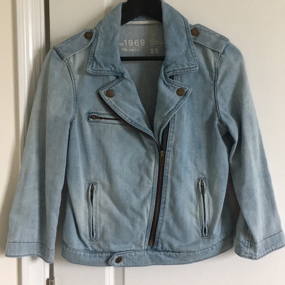 Gap “Lived-in” 1969 Denim Moto Jacket